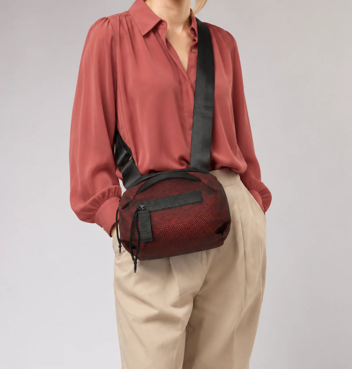 Daniella Lehavi Bonnie Crossbody Bag, Merlot 