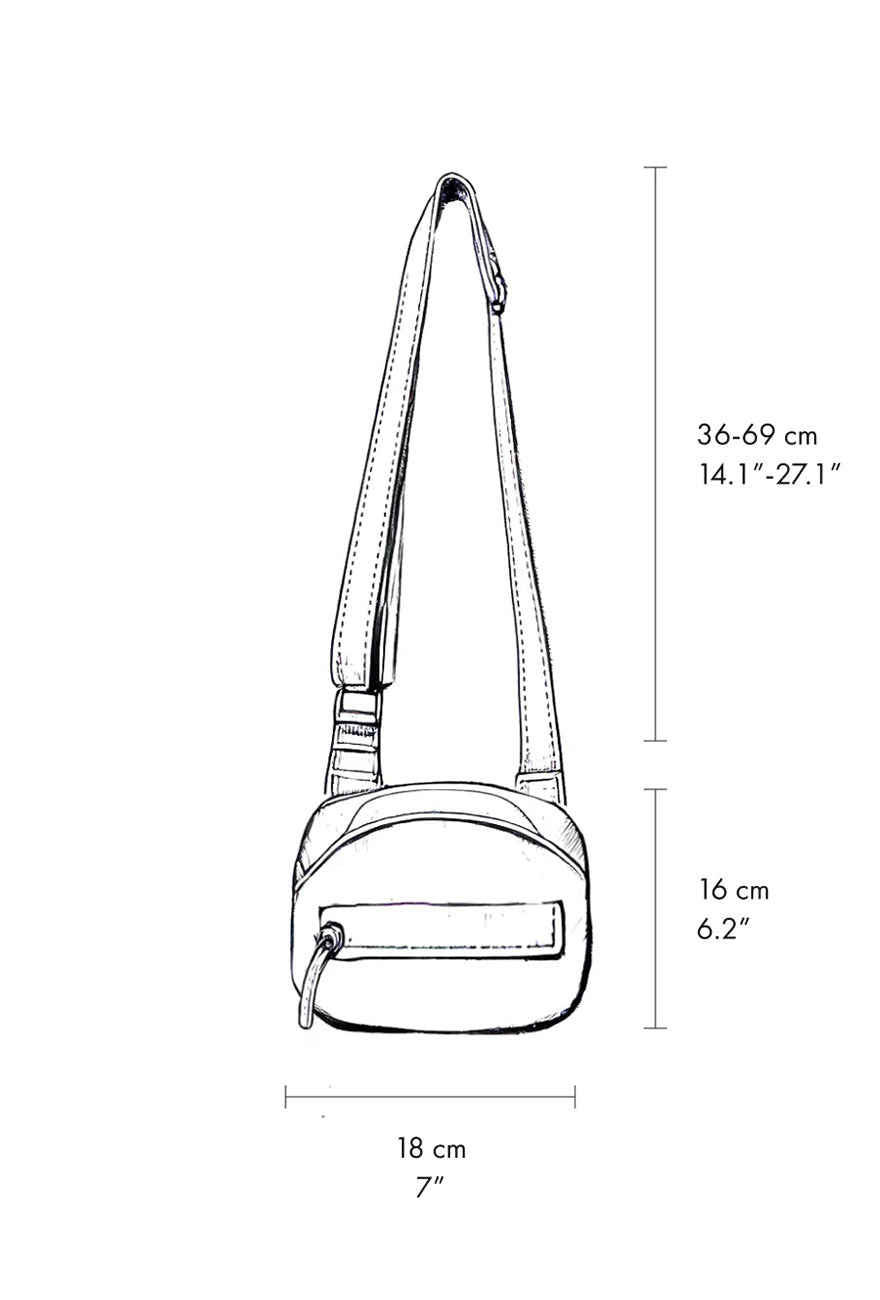 Daniella Lehavi Mini Bonnie LTD Crossbody, Geo Chocolate 