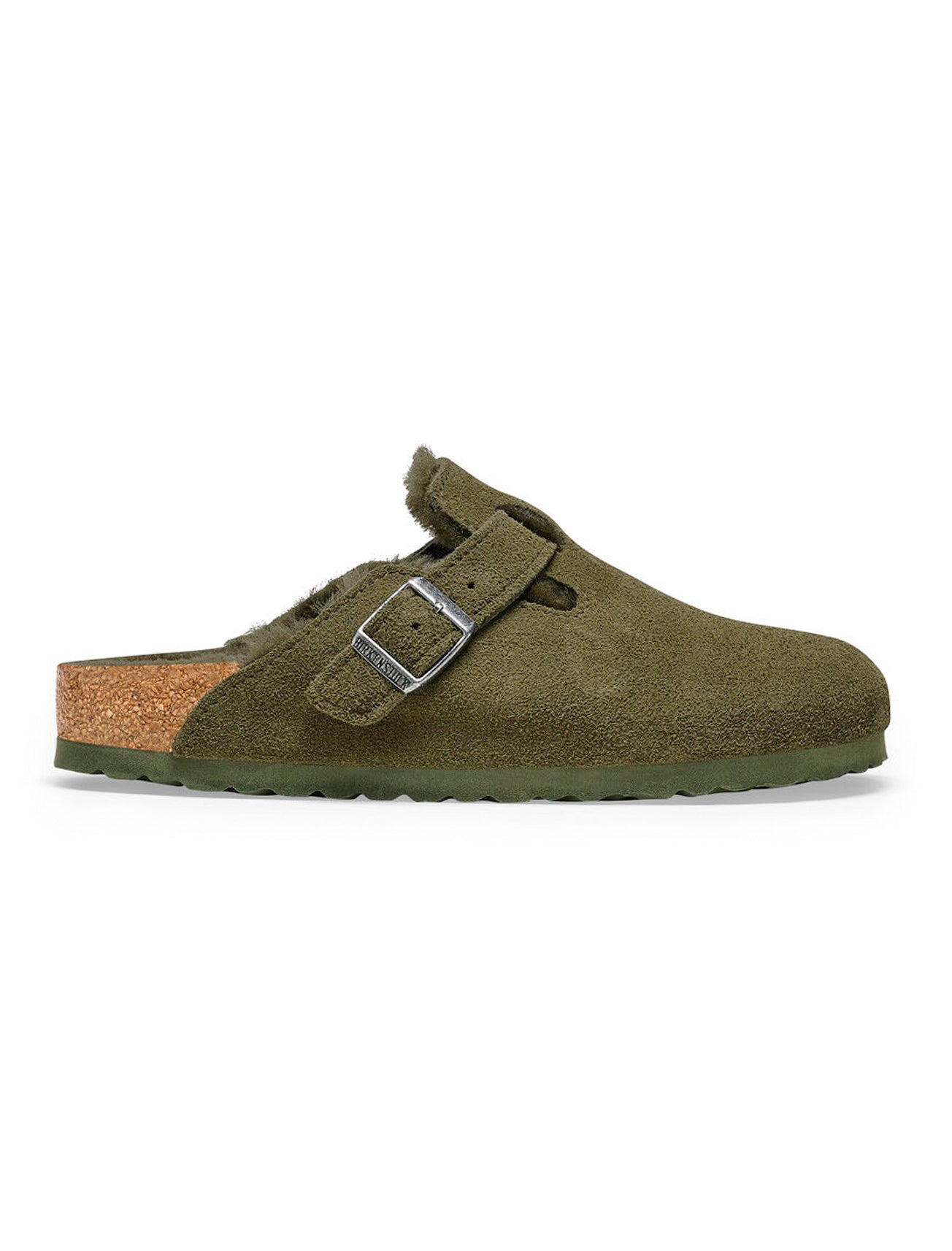 Birkenstock Boston Shearling Clog, Thyme 