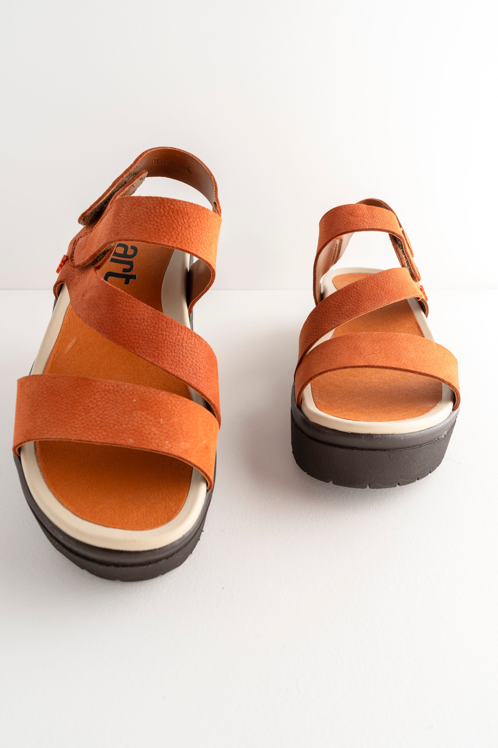 Art Brighton Sandal, Orange/Brown 