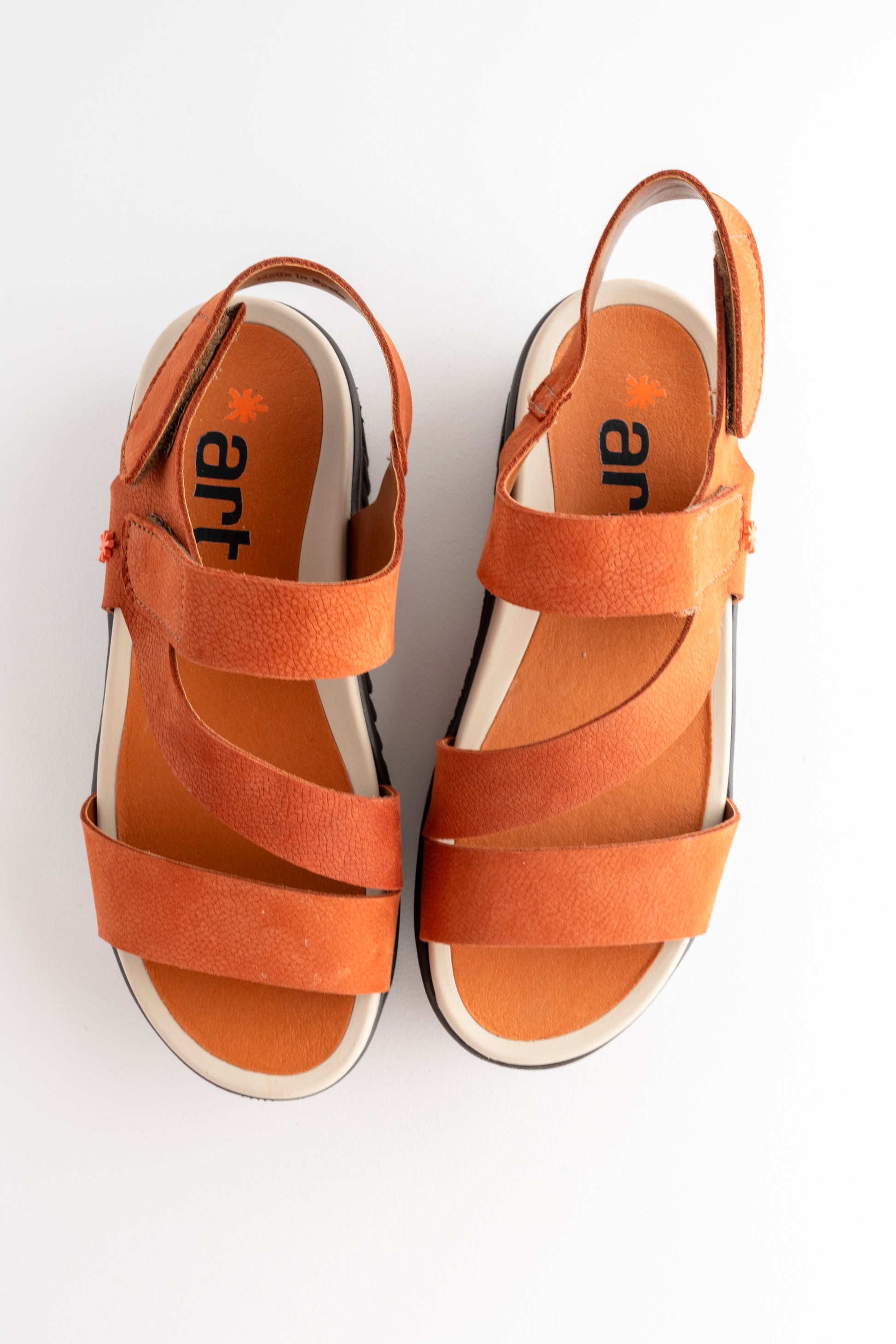 Art Brighton Sandal, Orange/Brown 