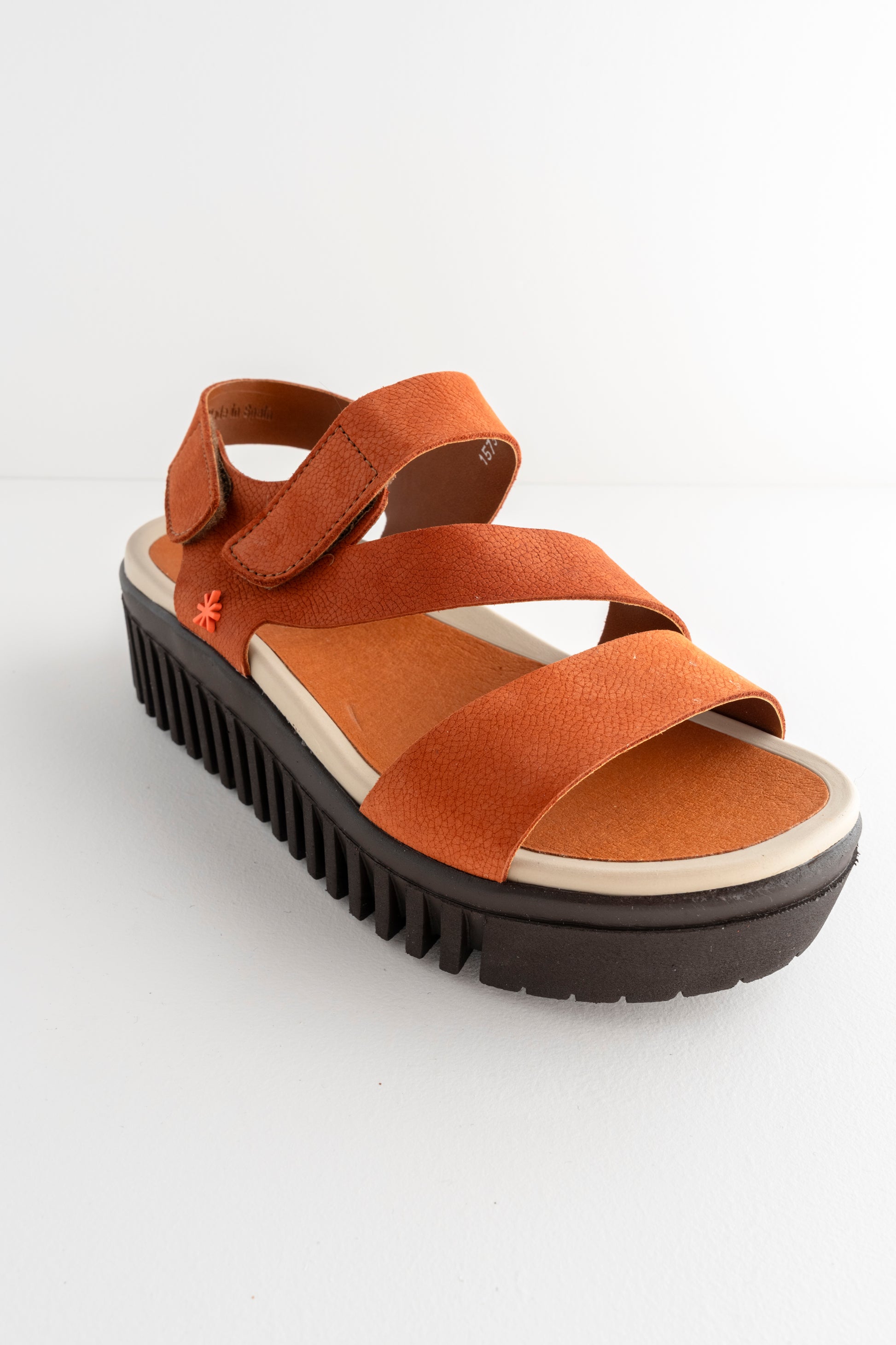 Art Brighton Sandal, Orange/Brown 