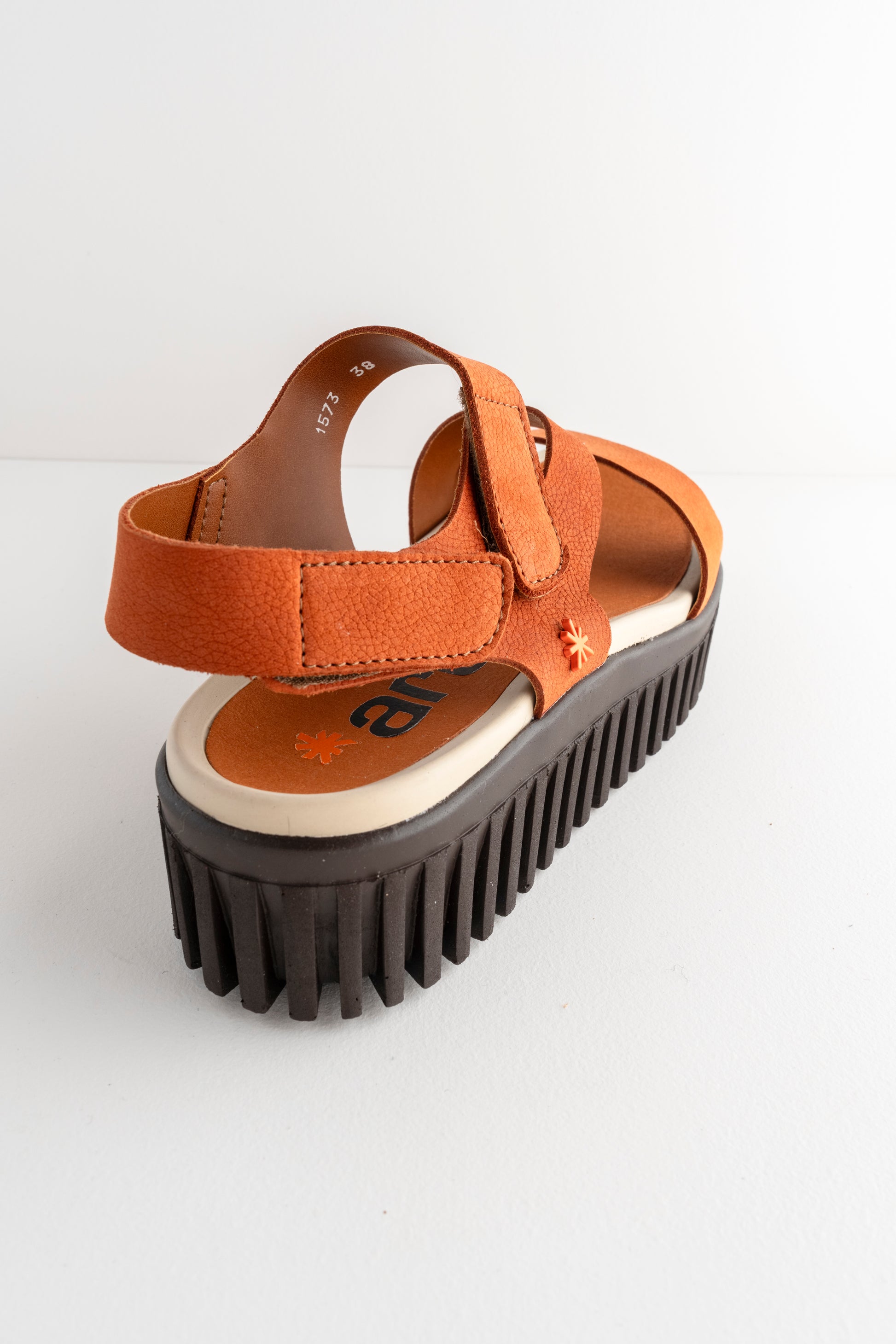 Art Brighton Sandal, Orange/Brown 