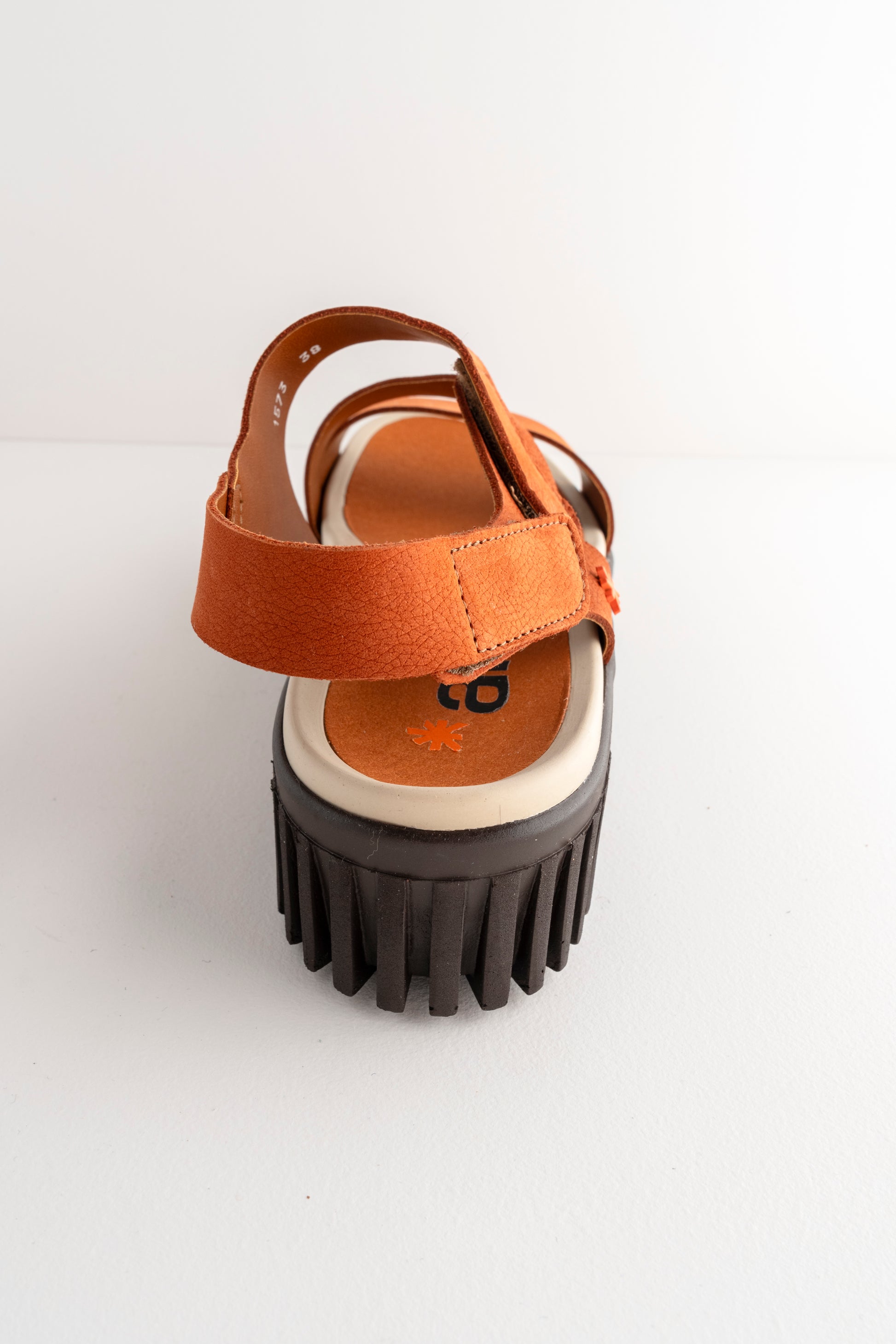 Art Brighton Sandal, Orange/Brown 