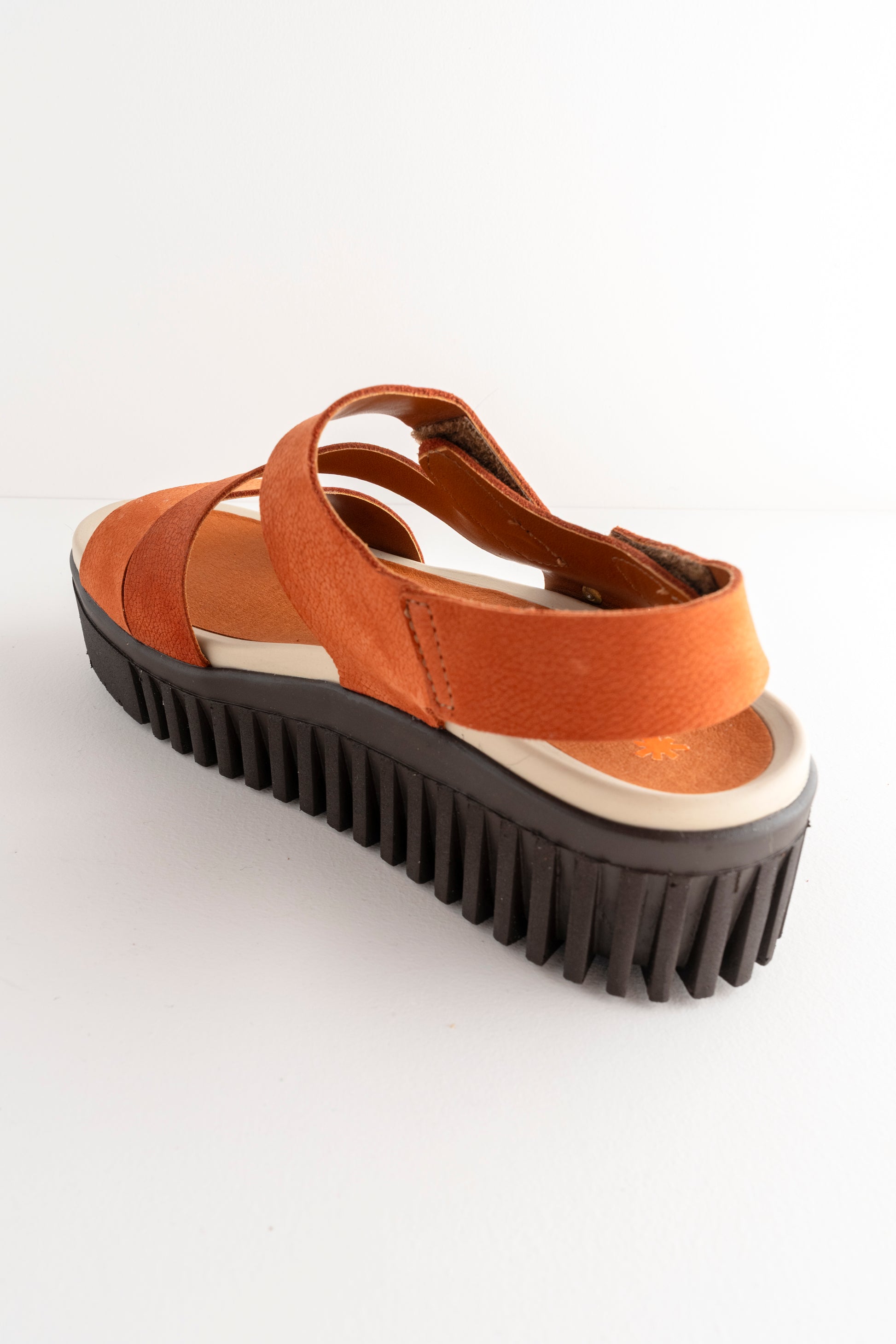 Art Brighton Sandal, Orange/Brown 