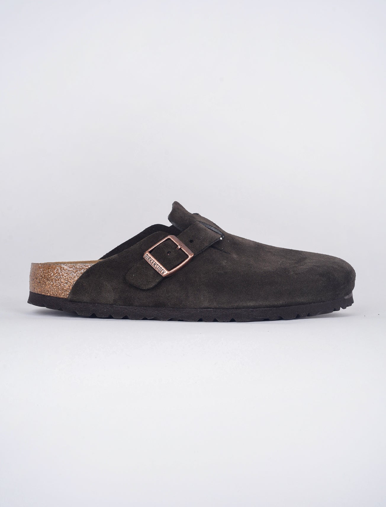 Birkenstock Boston Suede Clogs, Mocha 