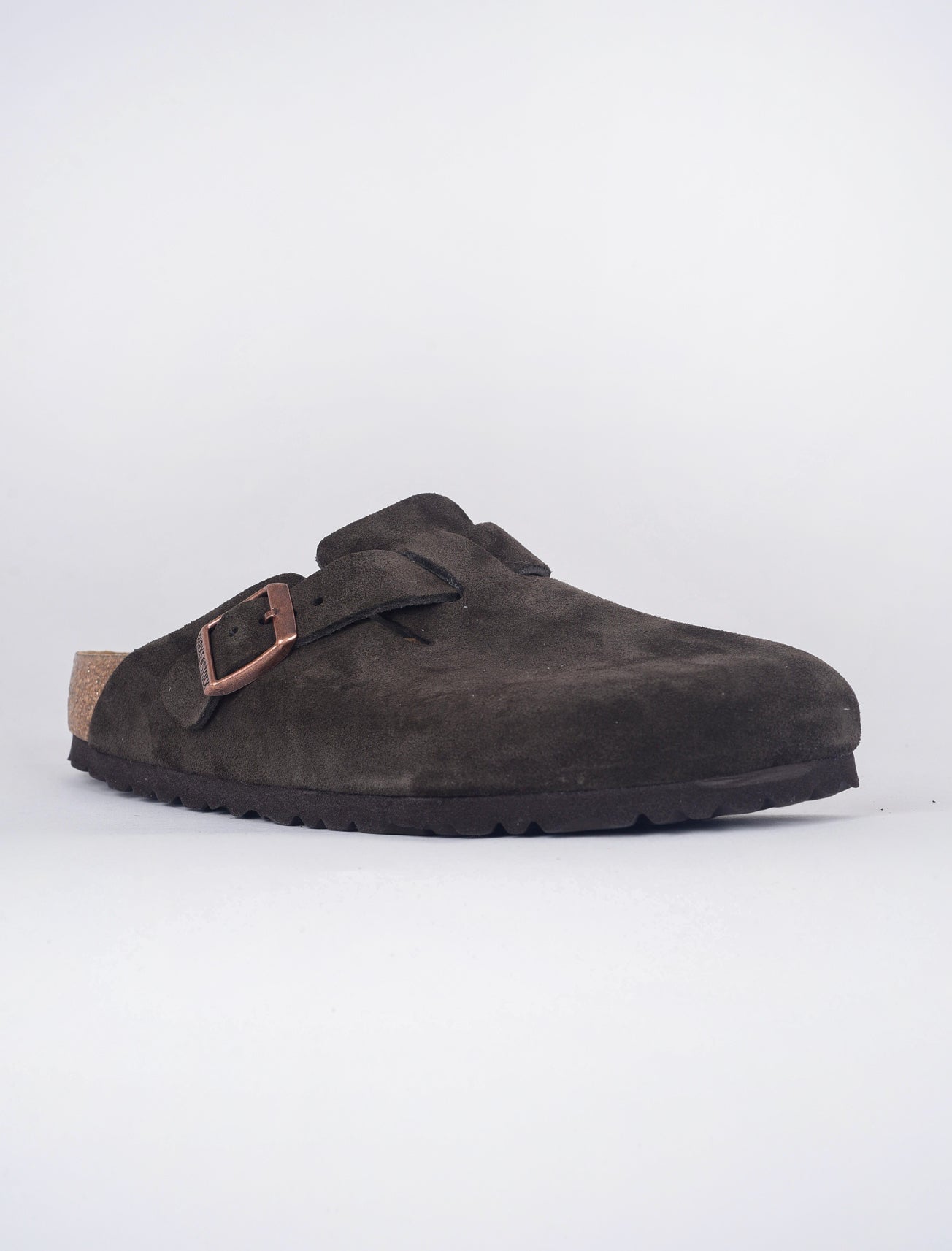 Birkenstock Boston Suede Clogs, Mocha 