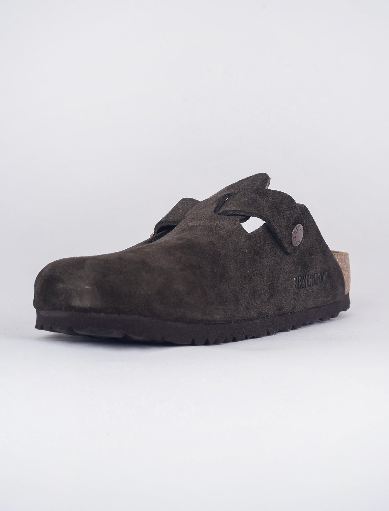 Birkenstock Boston Suede Clogs, Mocha 