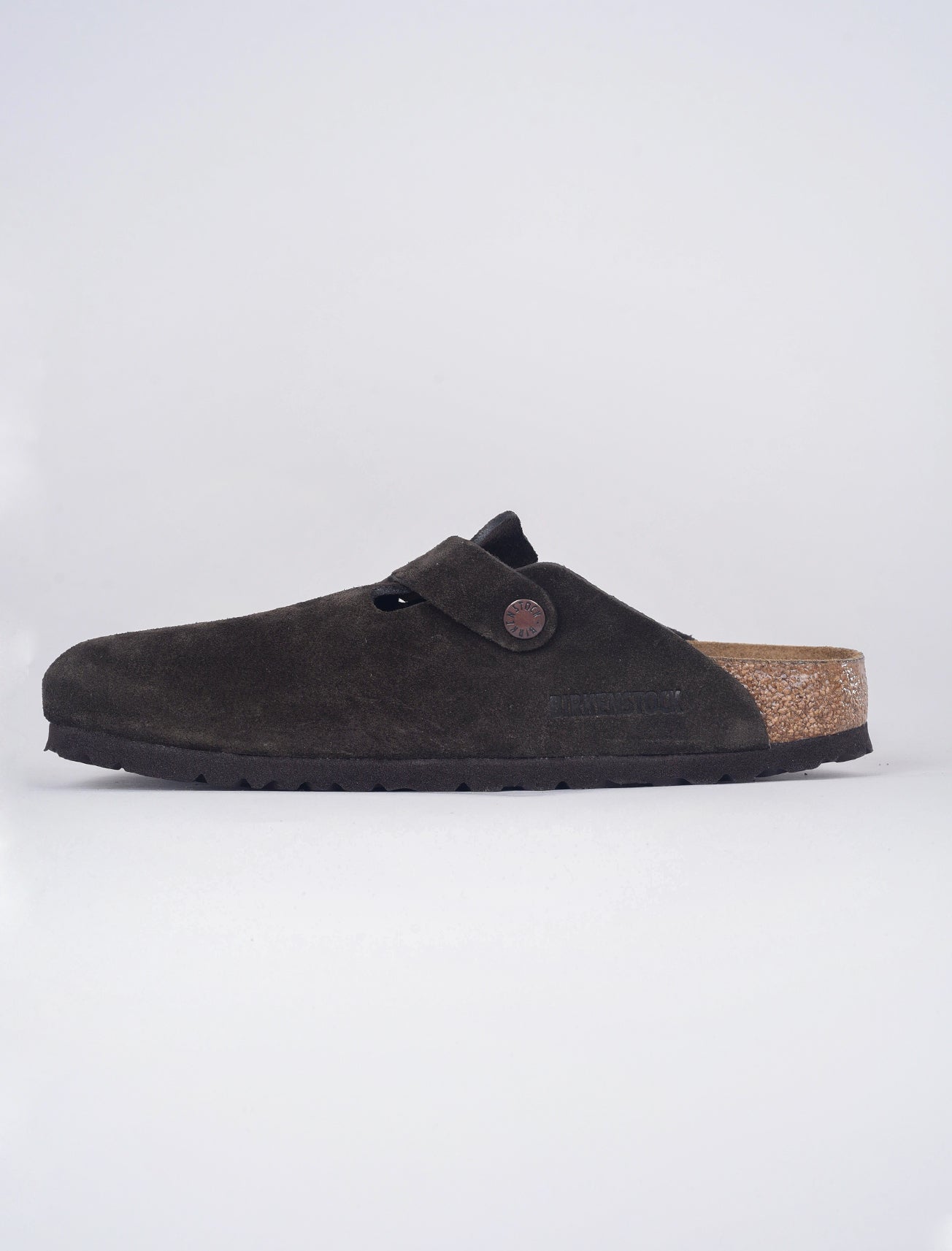 Birkenstock Boston Suede Clogs, Mocha 