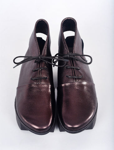 Trippen Shoes Isotope Box Boot, Copper Lam 