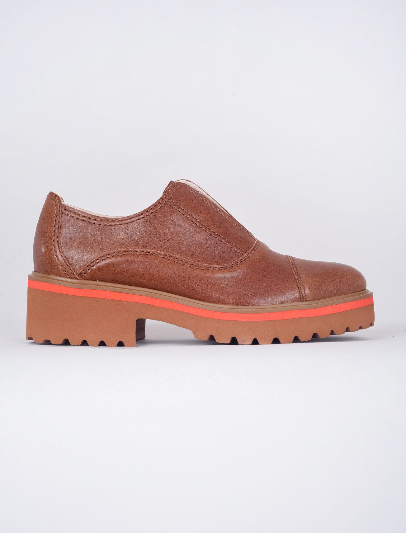 All Black Cowman Lug Sole, Brown 