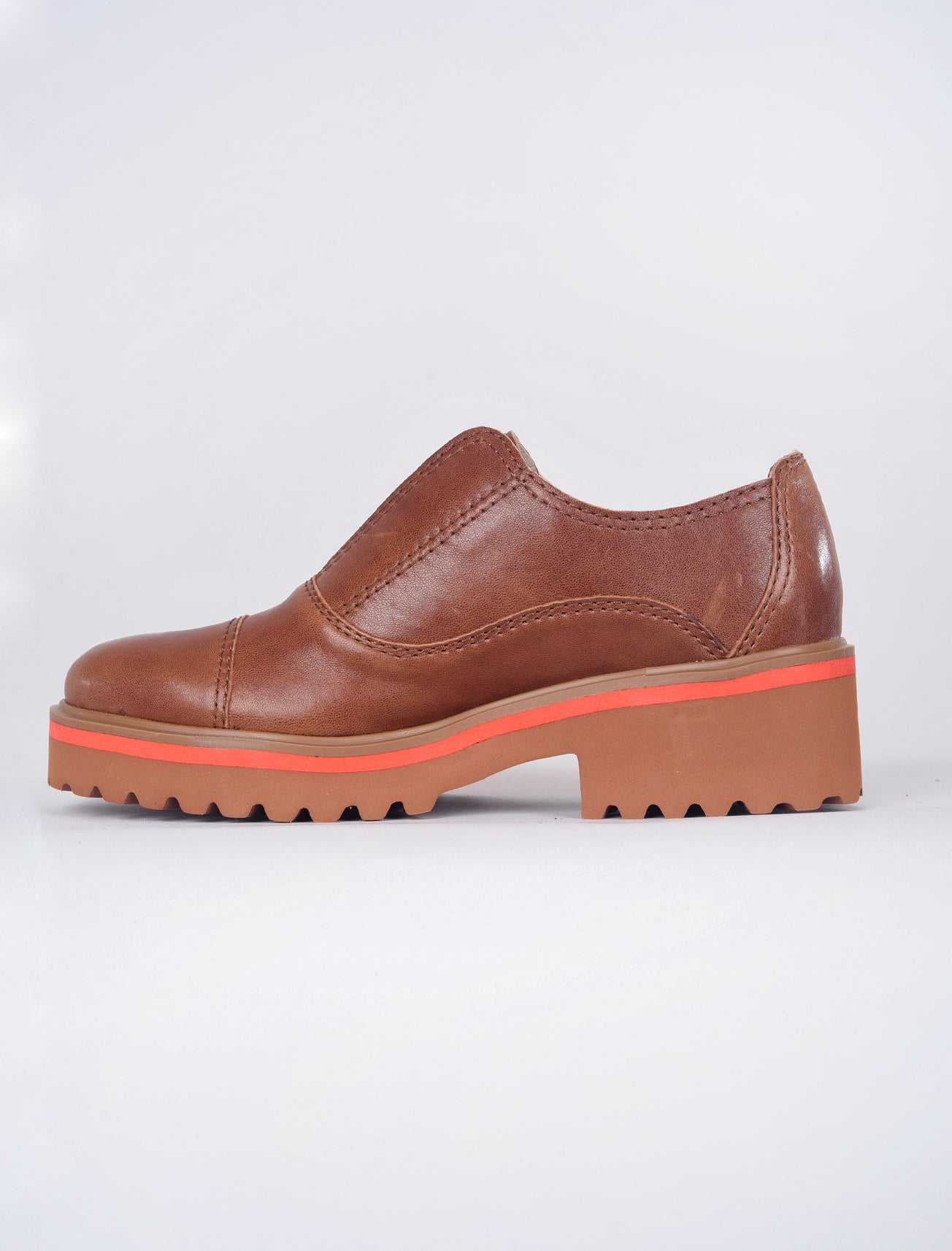 All Black Cowman Lug Sole, Brown 