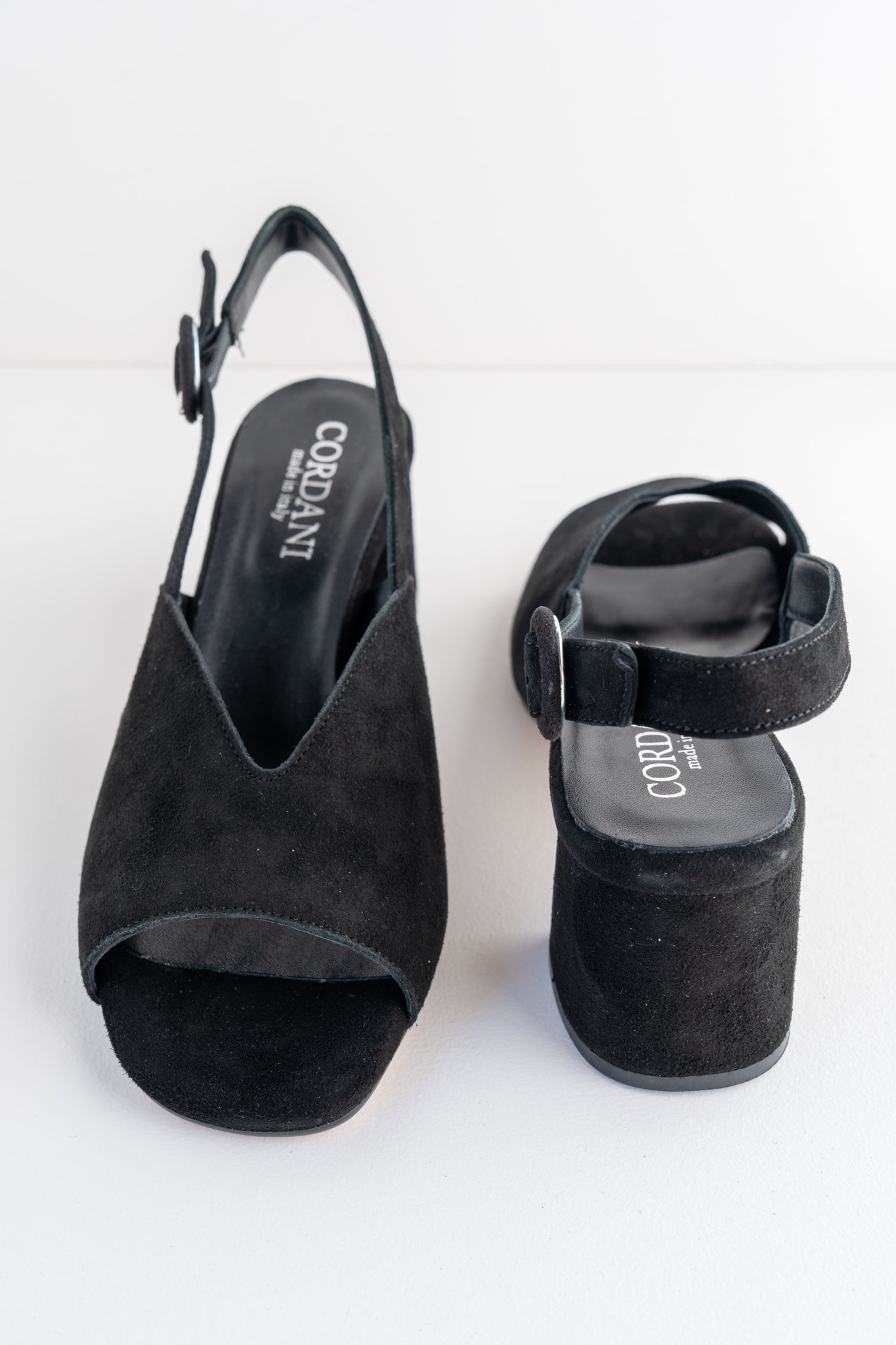 Cordani Pollette Slingback, Black 