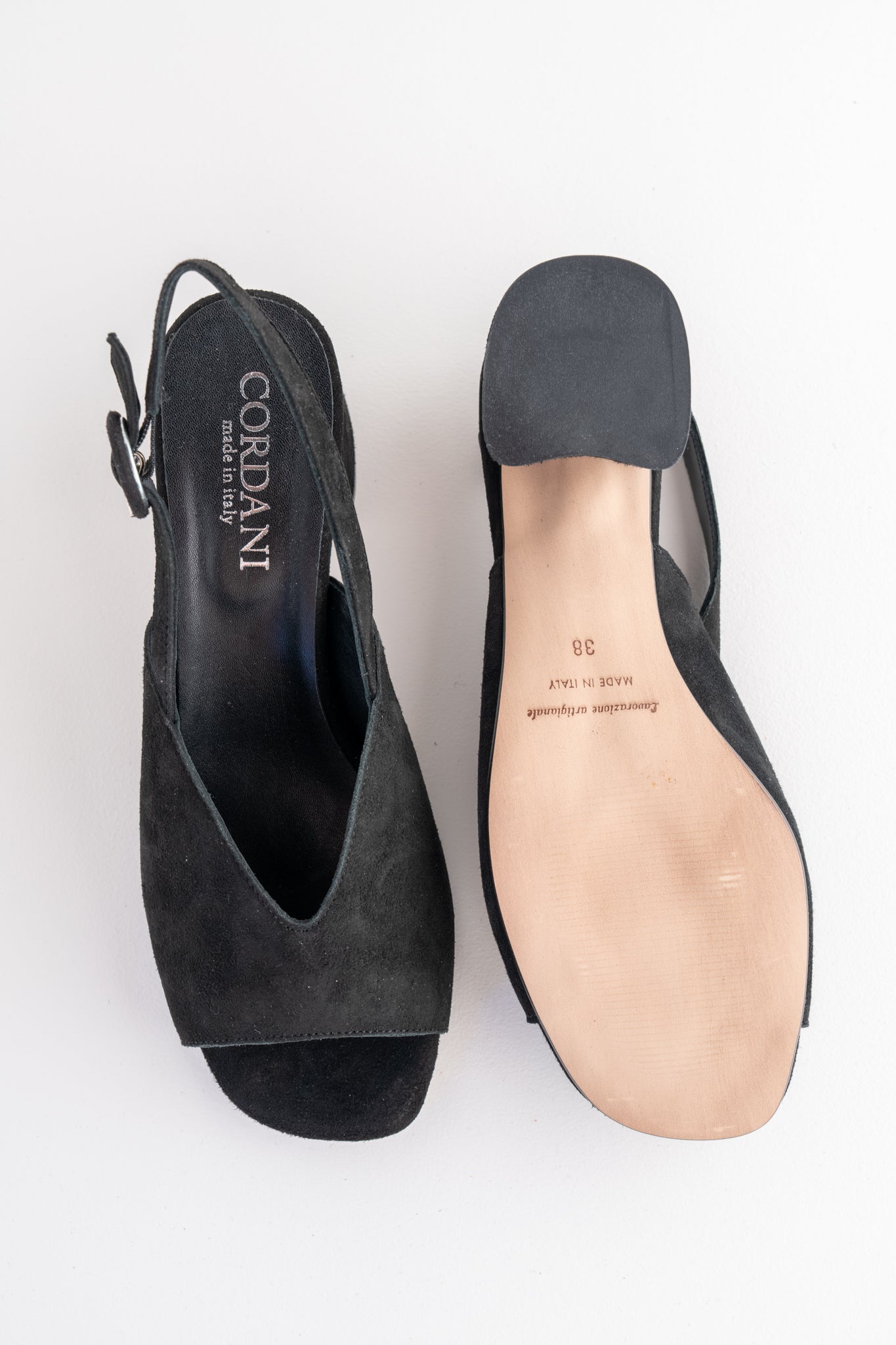 Cordani Pollette Slingback, Black 