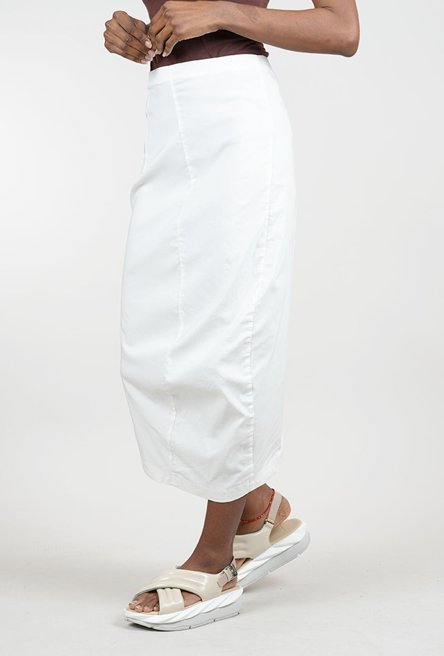 Rundholz Sig Stretch Essential Slim Skirt, Off White 