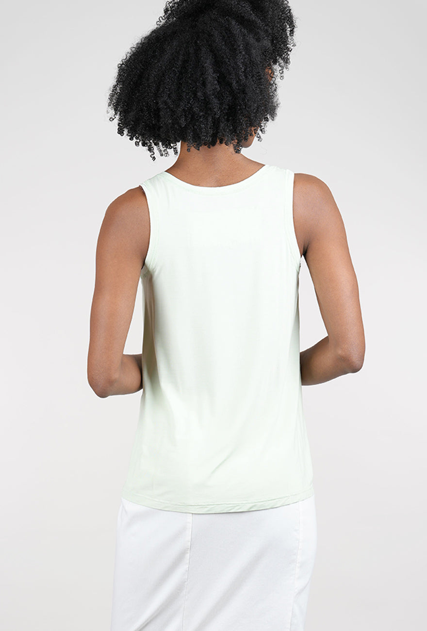 Rundholz Modal Layer Tank, Lime 