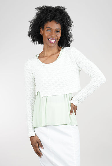 Rundholz Crocheted Cropped Pullover, Salina 