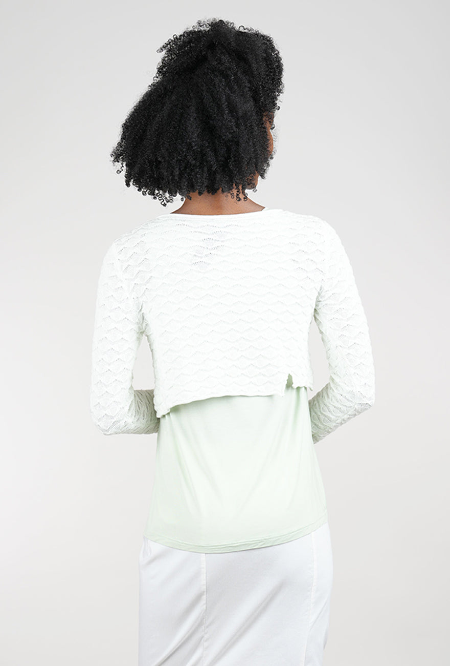 Rundholz Crocheted Cropped Pullover, Salina 