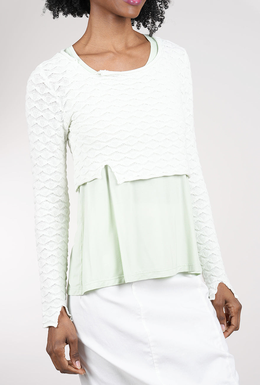Rundholz Crocheted Cropped Pullover, Salina 