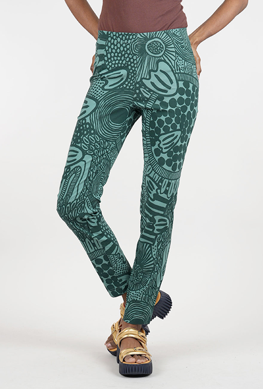 Rundholz Sig Stretch Slim Trouser, Tree Print 