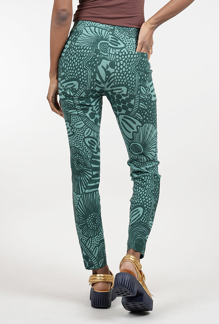 Rundholz Sig Stretch Slim Trouser, Tree Print 