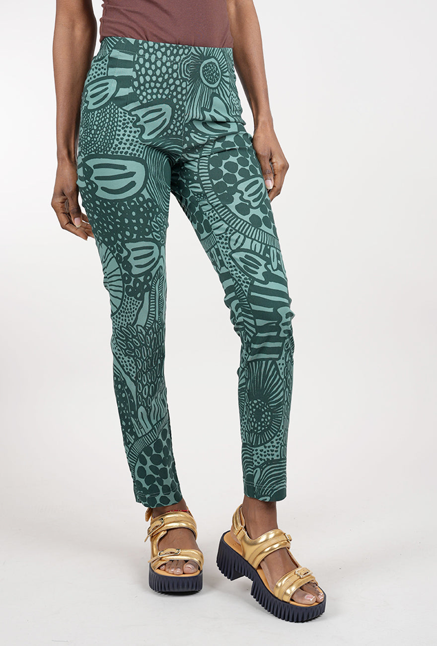 Rundholz Sig Stretch Slim Trouser, Tree Print 