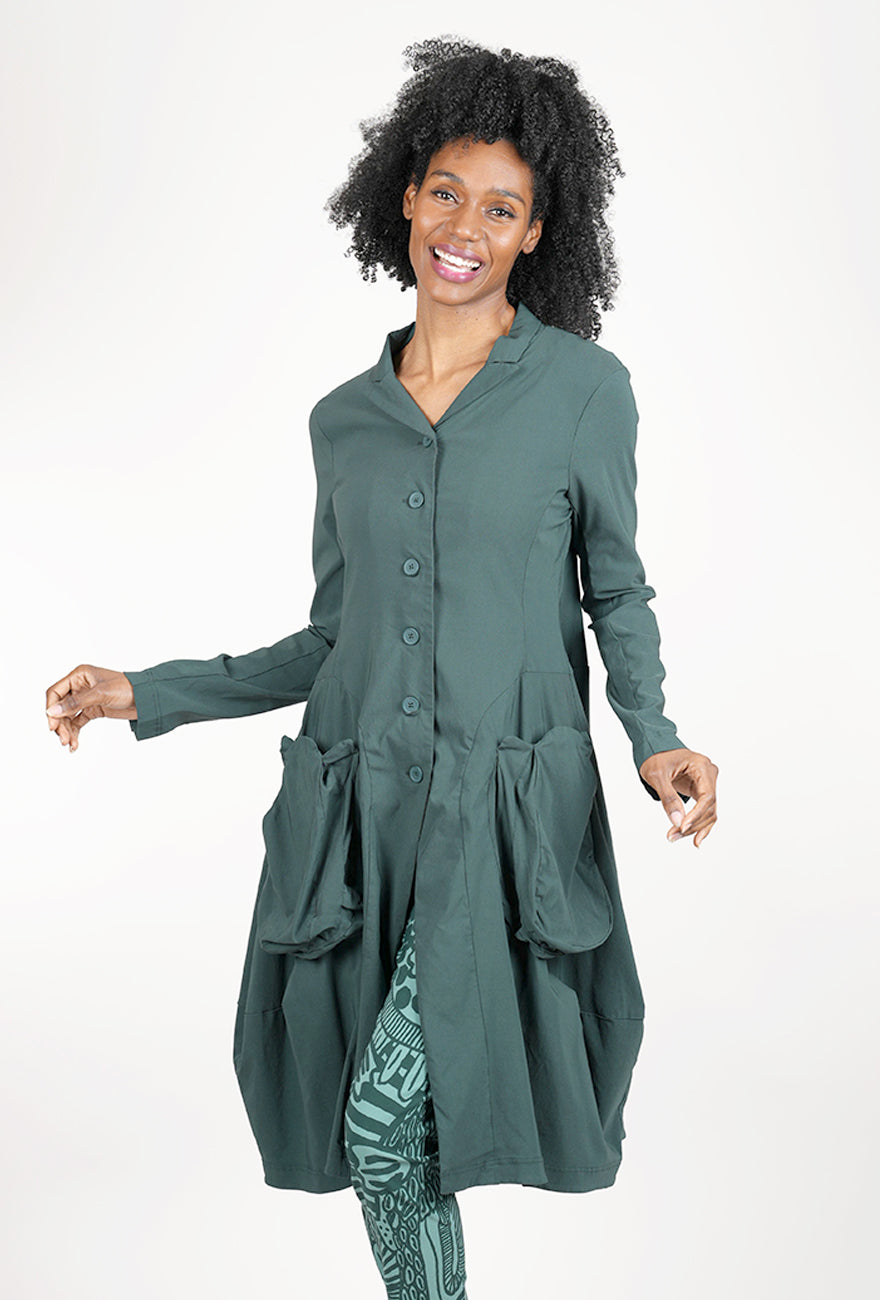 Rundholz Sig Stretch Frock Topper, Tree 