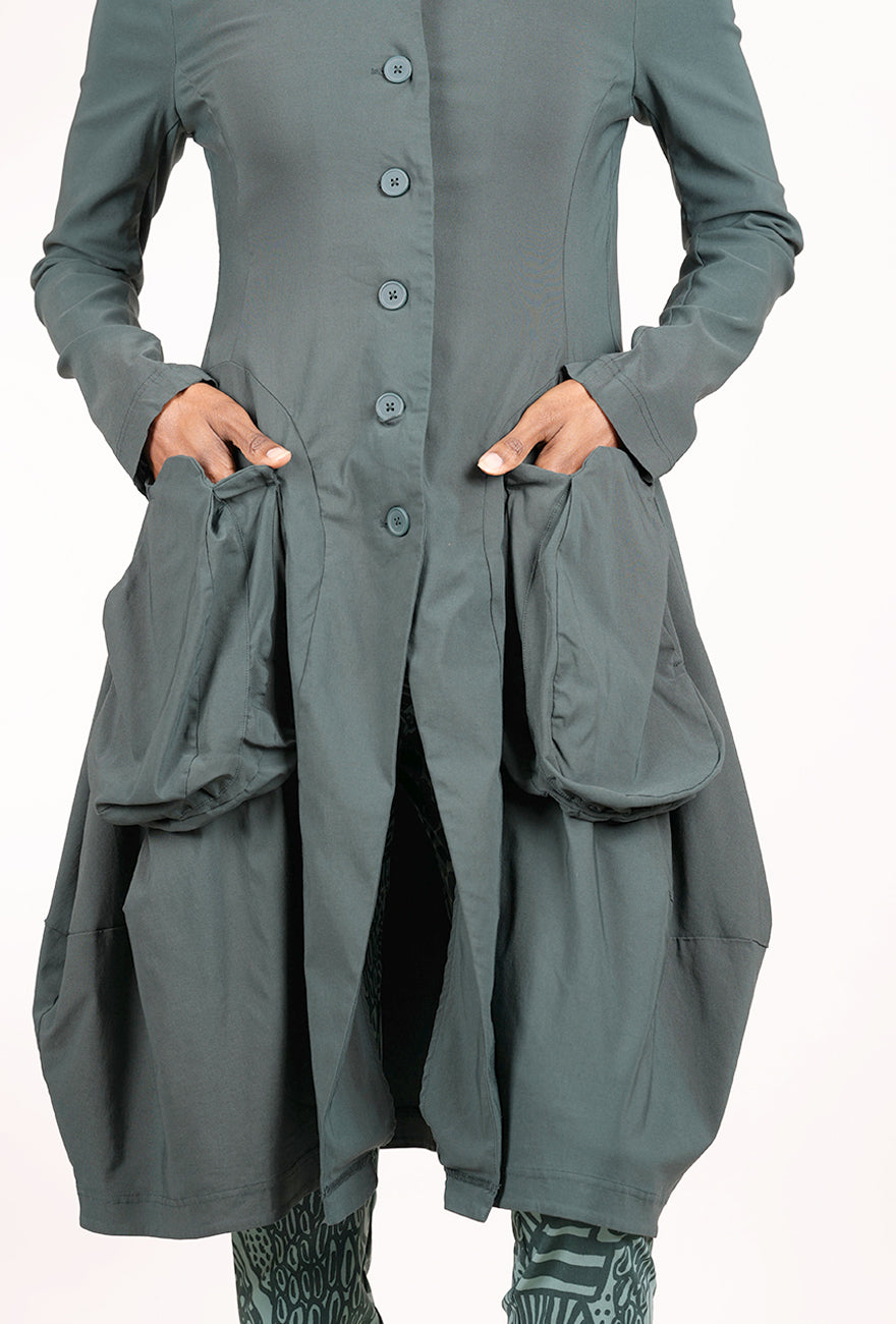 Rundholz Sig Stretch Frock Topper, Tree 