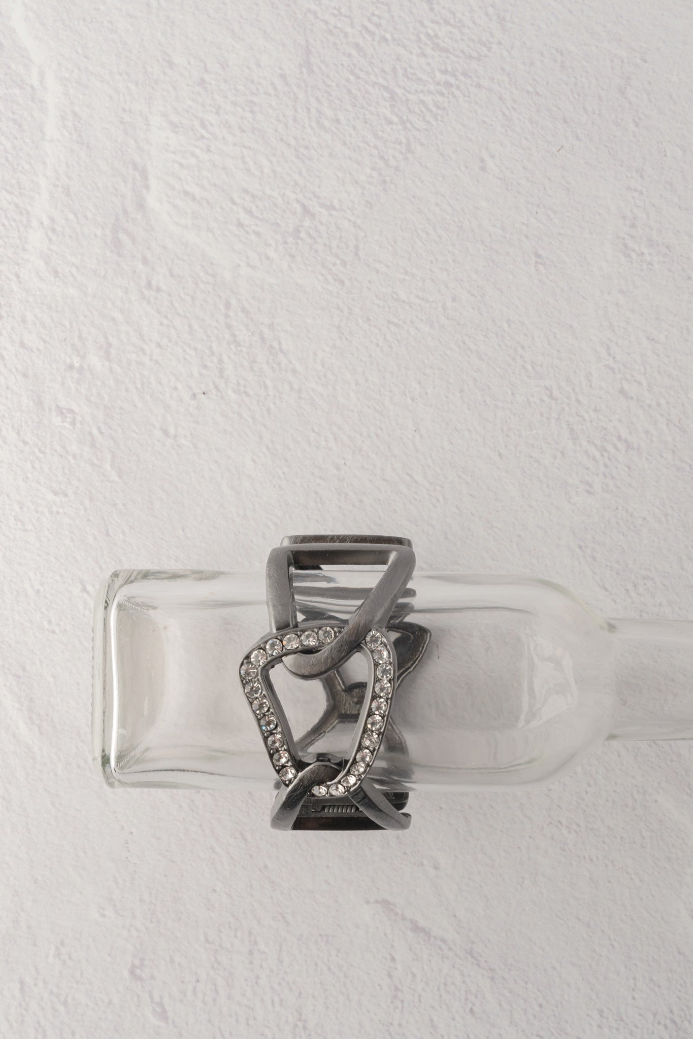 Escape from Paris Hematite Open Chain Hinged Cuff 
