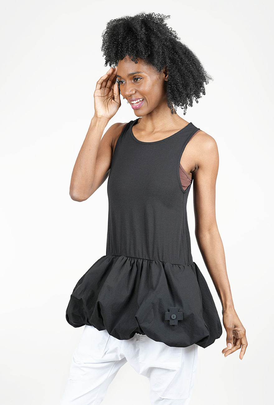 Pluslavie Racer Top, Black 