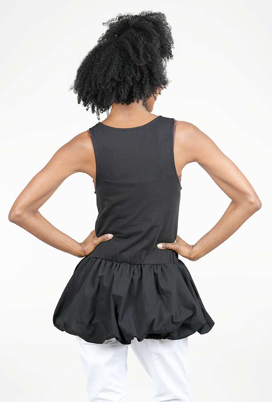 Pluslavie Racer Top, Black 