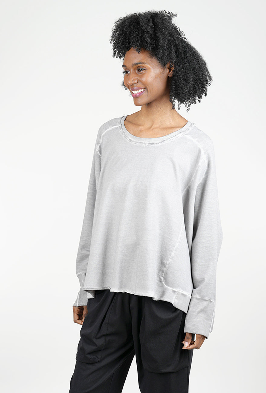 Pluslavie Wide Short Sweat, Cement Plus 