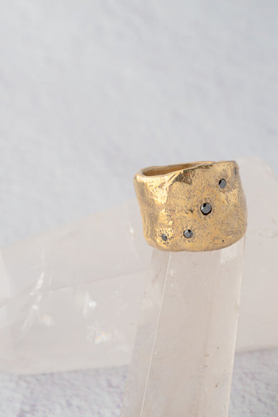 Chikahisa Studio Five Elements Bronze Ring 