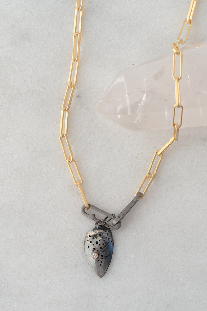 Chikahisa Studio Desire Talisman Gold Link Necklace, 18 inch 