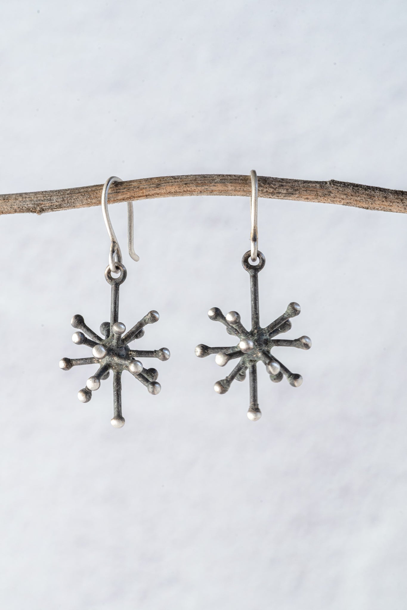 Jane Diaz Swinging Big Bang Earrings 