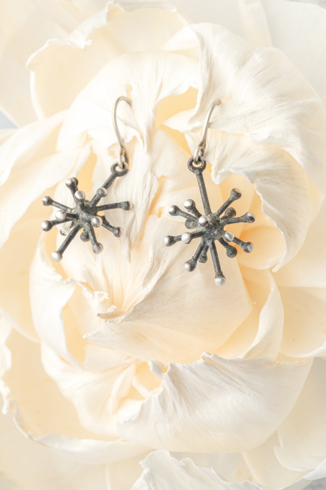 Jane Diaz Swinging Big Bang Earrings 