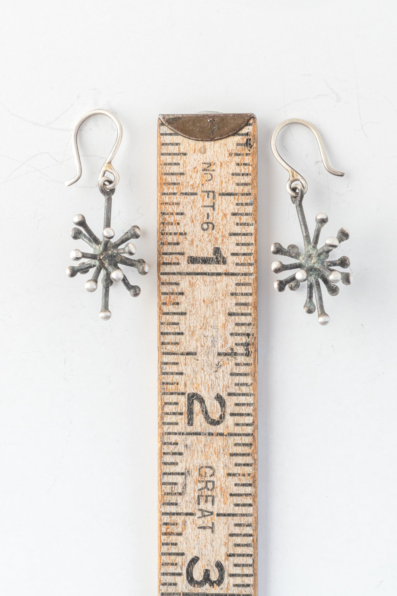 Jane Diaz Swinging Big Bang Earrings 