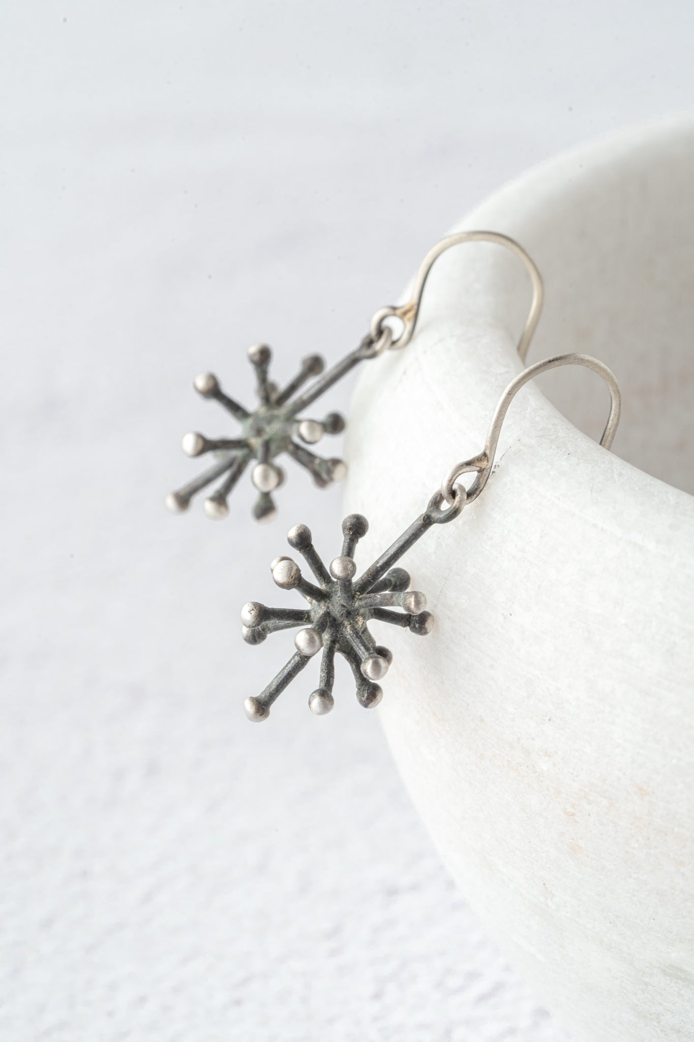 Jane Diaz Swinging Big Bang Earrings 