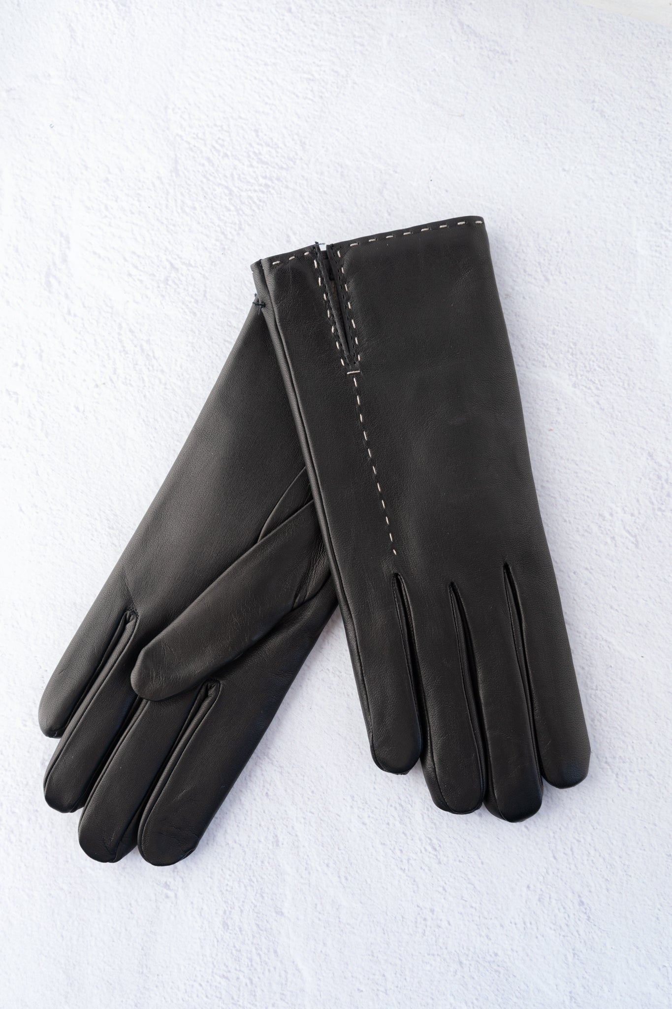 Santacana Madrid Lambskin Gloves, Black 