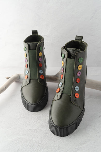 Gelato Tina Boot, Olive 