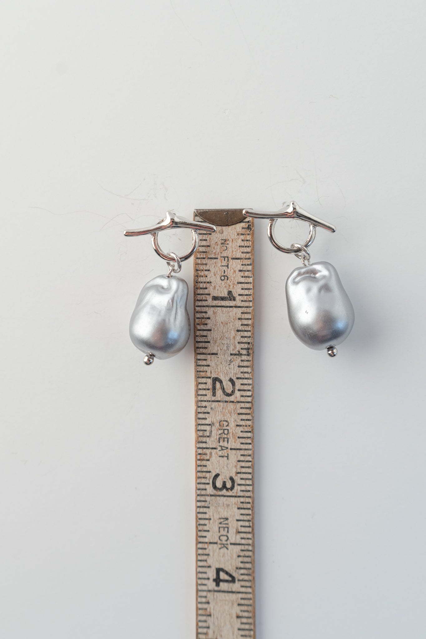 US Jewelry House Polly Earring, Silver 