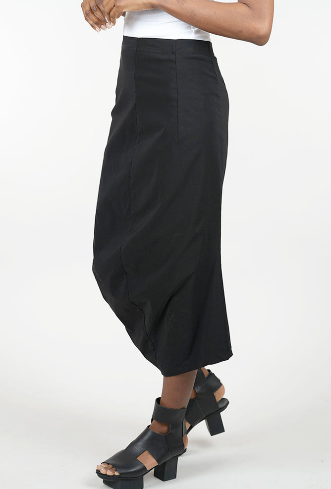 Rundholz Sig Stretch Essential Slim Skirt, Black 