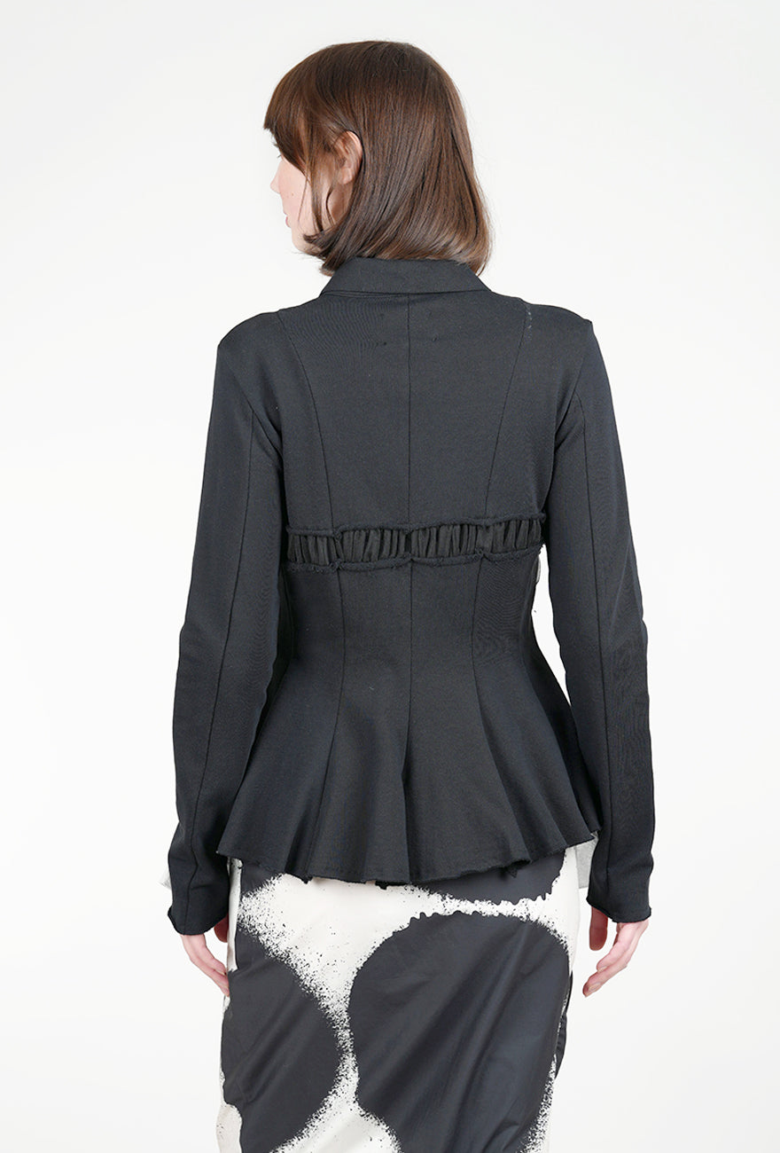 Pluslavie La Belle Mesh-Inset Jacket, Black 