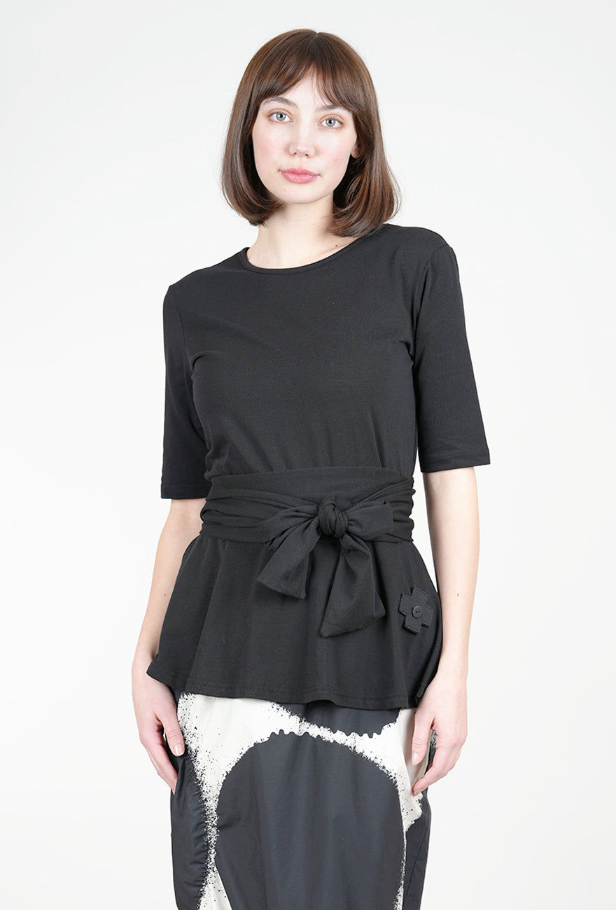 Pluslavie X Pose T-Shirt, Black 