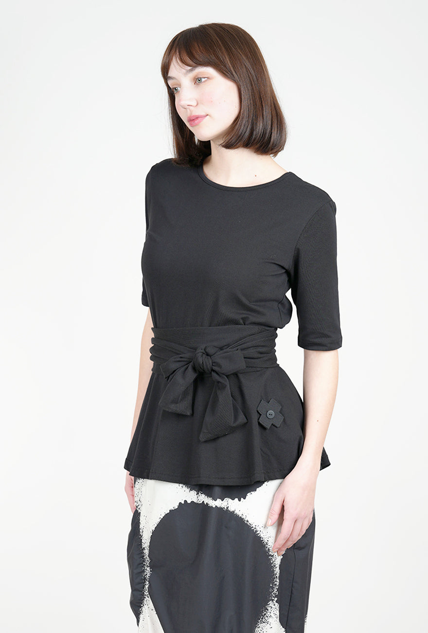 Pluslavie X Pose T-Shirt, Black 