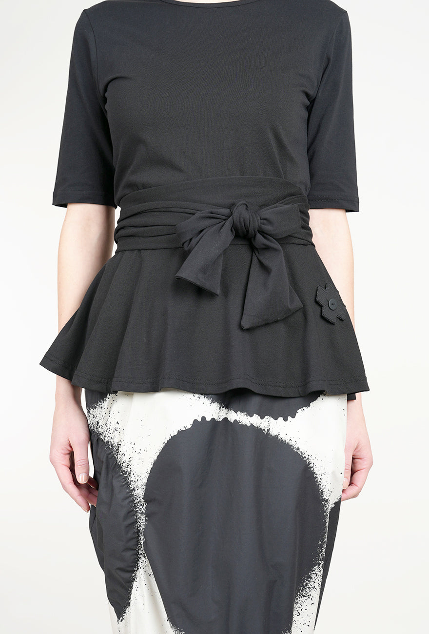 Pluslavie X Pose T-Shirt, Black 