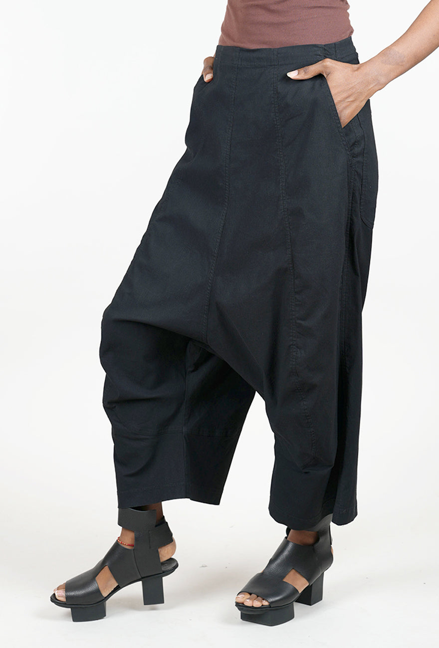 Rundholz Refined Texture ER Trouser, Black Gloss 