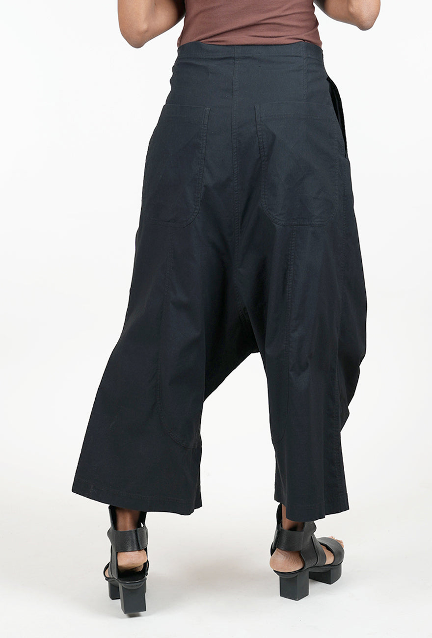 Rundholz Refined Texture ER Trouser, Black Gloss 