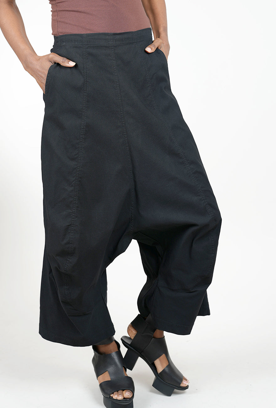 Rundholz Refined Texture ER Trouser, Black Gloss 