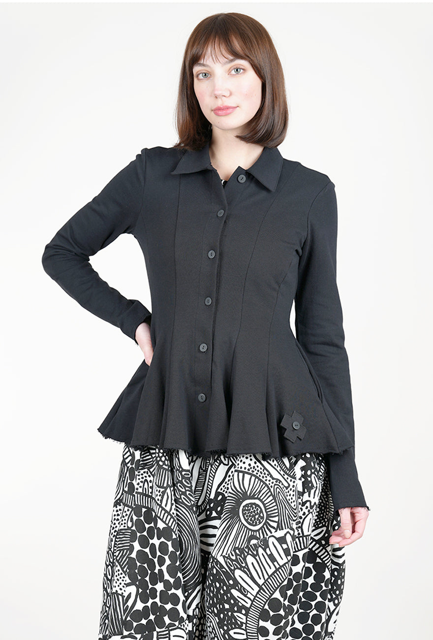 Pluslavie La Belle Sweat Jacket, Black 